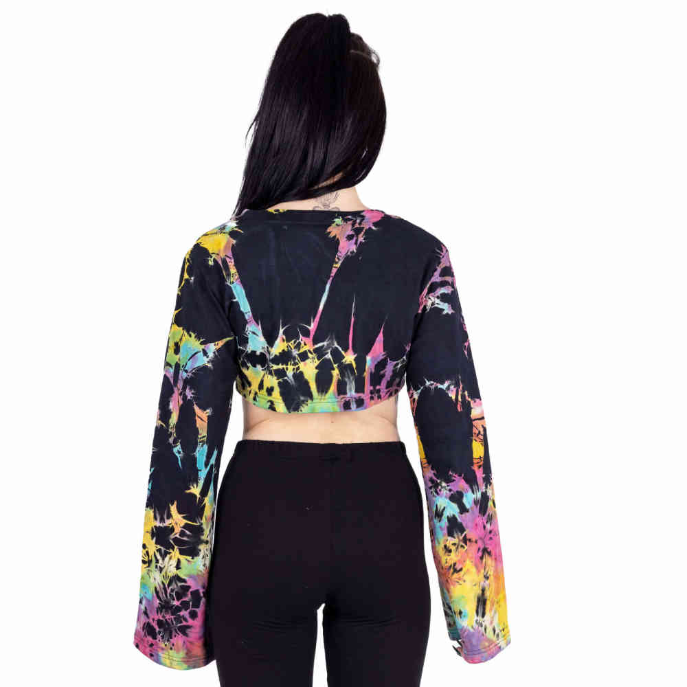 Heartless - Fable Crop top - Zwart/Multicolours